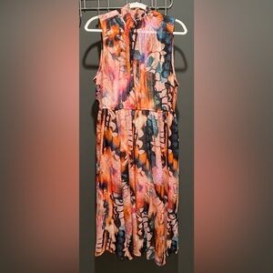 Torrid Colorful Abstract Midi Dress